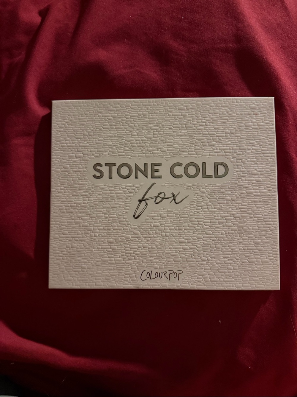 ColourPop Stone Cold Fox Eyeshadow Palette - White and Silver Accents